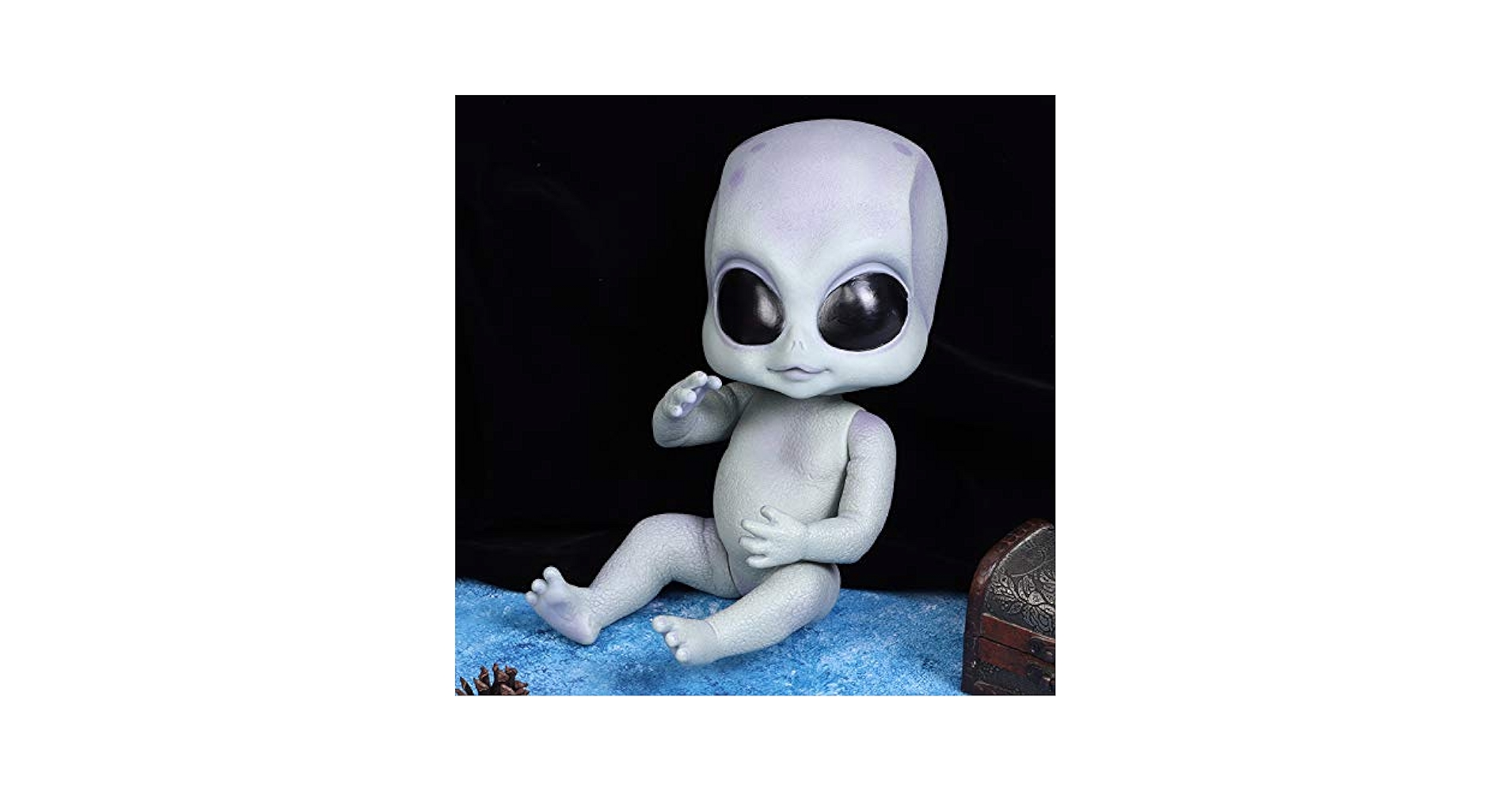 Amazon.co.jp: かわいいリアルなエイリアンの赤ちゃん人形、35cm