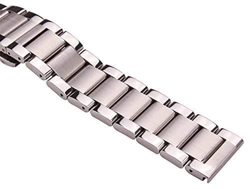 Bandouges de montre de qualité supérieure en acier massif 316L argenté pour montre de luxe