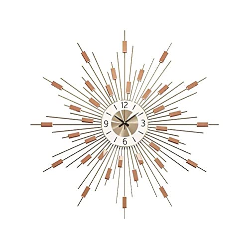 Horloge murale de luxe avec atmosphère d'art créatif pour salle à manger