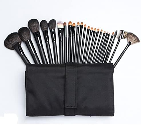 24 Makeup Brushes Wooden Handle Eyeliner Brush Beauty School Modeling Makeup Brush Tools (Color : A, Size : One Size) image 3