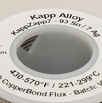 銅滴 約6.7kg #8 KappZapp7 7% Silver Solid core 1/16