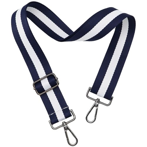 Image of Purse Strap Gold Hardware Replacement Crossbody Bag Strap, Wide Adjustable Shoulder Strap