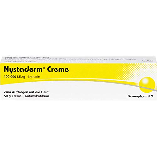 Preisvergleich Produktbild Nystaderm Creme 50g gegen Pilzinfektionen und Windeldermatitis