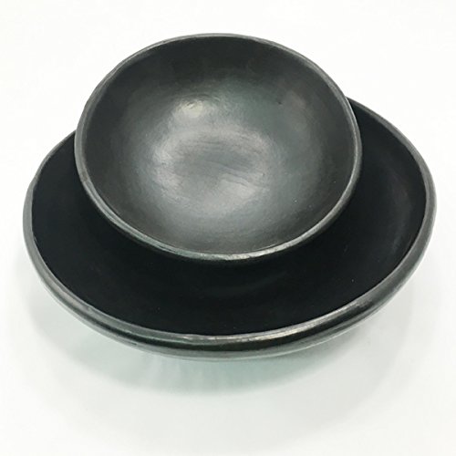 Ancient Cookware, Deep Round Clay Serving Chamba Plate, Small #TOP3