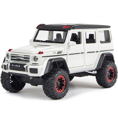 Image of DEUSON ECOM 1:24 Scale AMG G63 4X4 Toy Car for Kids Diecast Metal Cars Model Alloy Metal Car with Light Sound Pullback Openable Doors