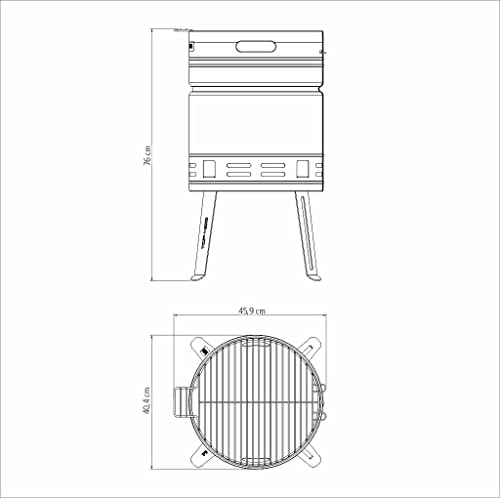 Grill beczka piwa