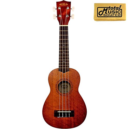 Kala Ka-15s Ukulélé Ukulélé soprano en acajou avec chiffon de nettoyage - Les Beatles, Paul McCartney, John Lennon, RIngo Starr, George Harrison Kala Ka-15s Ukulélé Ukulélé soprano en acajou avec chiffon de nettoyage