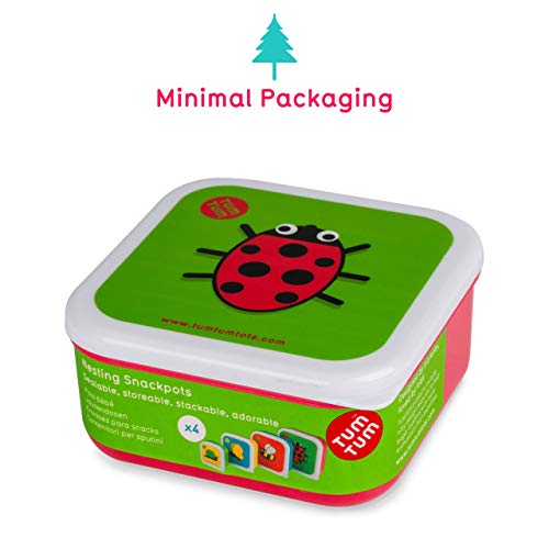 TUM-TUM-Nesting-Snack-Pots-for-Kids-Snack-Boxes-for-Kids-Kids-Lunch-Box-Set-BPA-Free-Bugs