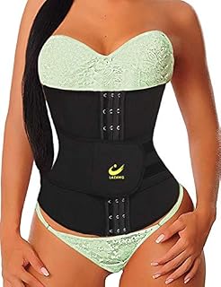 LAZAWG Women Waist Trainer Sauna Sweat Slimming Belt Tummy Control Waist Cincher Neoprene