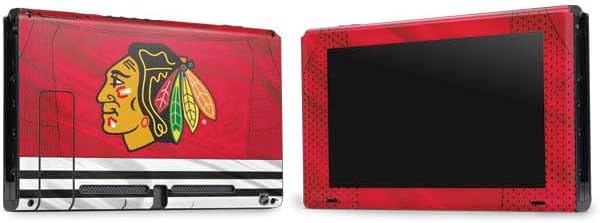 Skinit Decal Gaming Skin Compatible with Nintendo Switch Bundle - Officially Licensed NHL Blackhawks Red Stripes Design