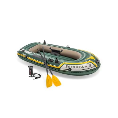 Intex Seahawk 2 Set Schlauchboot - 236 x 114 x 41 cm - 3-teilig - Grün
