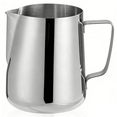 Milk Frothing Pitcher, Stainless Steel Latte Art Jug for Barista, Espresso, Cappuccino,Frothing Jug for Home,Cafe, Barista Kit