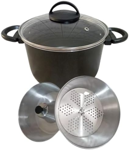 Panela 3 Em 1 Tampa de Vidro Forma Pudim Banho Maria Cozimento Va...