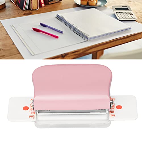 Mini relieuse 6 trous rose pour ne plus perdre vos feuilles