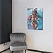 Hjjkbfdr Swimming Pool Sexy Hot Girl Posters Anime Figures Adult Canvas Art Posters Home Bar Kitchen Coffee Man Cave Garage Wall Decor Art Frameless 12x16inch