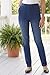 Woman Within Plus Size Straight Leg Elastic Waist Stretch Fineline Denim Jean (Petite & Tall Available) - 16 W, Stonewash Sanded