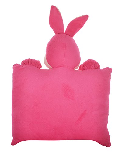 Image of Tickles Mother Rabbit Cushion (Pink) Stuffed Soft Plush for Kids 35cm