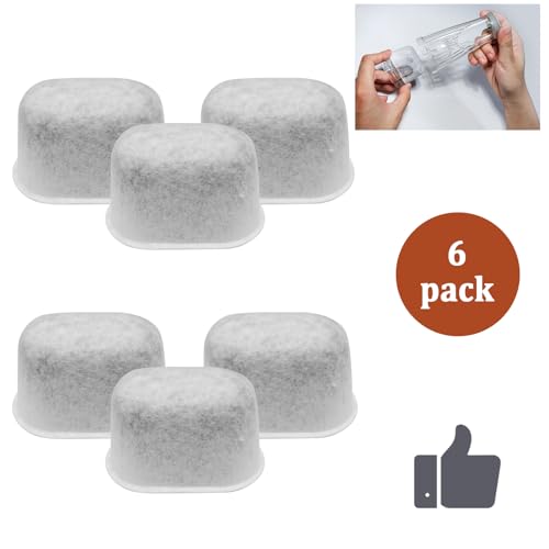 Image of Premium 6 Pack Water Filters for Breville Espresso Machine,Disposable Coffee Filters for Breville BWF100 Replacement with Ion Exchange Resin inside