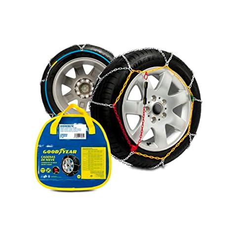 Goodyear GODKN070 Metal snow chains. 9mm, Set of 2. Size T70, T.70 Cover