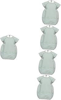 Amosfun Babador Para Bebês Recém-Nascidos 5 Peças Babador Para Alimentação De Bebês Meninos Babadores Para Crianças Aventais Para Meninas Babadores Para Meninas Babador Para