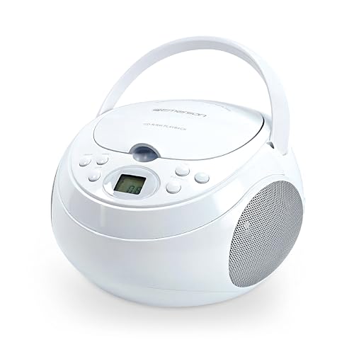 Emerson EPB-3006 Portable CD/MP3 Player Boombox with USB Input, AM/FM Radio Stereo Sound | Compact Design with Programmable Memory and Dynamic Speakers for Home or On-The-Go