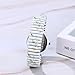 Imagen de JewelryWe Reloj Elástico Números Grandes: Reloj de Cuarzo Analógico Unisex para Mujer Boho HD Fácil de Leer Correa Extensible de Acero Inoxidable