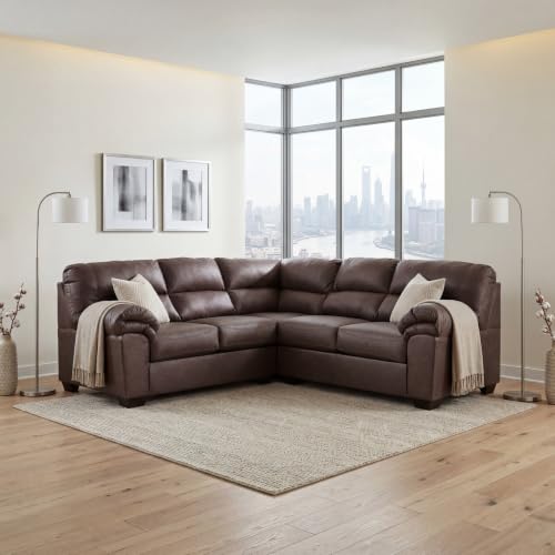 Image of Signature Design by Ashley 2-Piece Faux Leather Sectional Sofa, WalkerPoint
