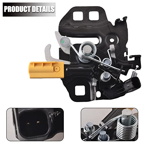 Image of Front Left Hood Latch Assembly Compatible for 2013-2020 Ford Fusion 4-Door Replaces DS7Z16701A DS7Z16701B
