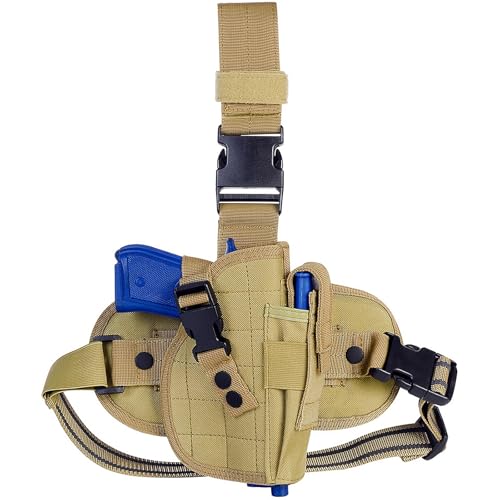 Sac universel réglable pour pistolet de cuisse étui tactique anti-ballottement