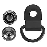 100Pcs Eyelet Buckles, 9x14mm Shoe lace Hooks D‑Ring Brass Boot Hooks Grommet Tools Leather Shoes...