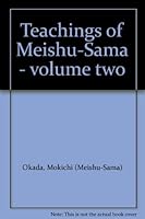 Teachings of Meishu-Sama - volume two B000K0IS0Y Book Cover