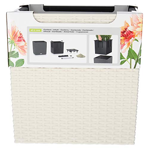 Vaso in Resina per Piante Lechuza Cube Cottage 40