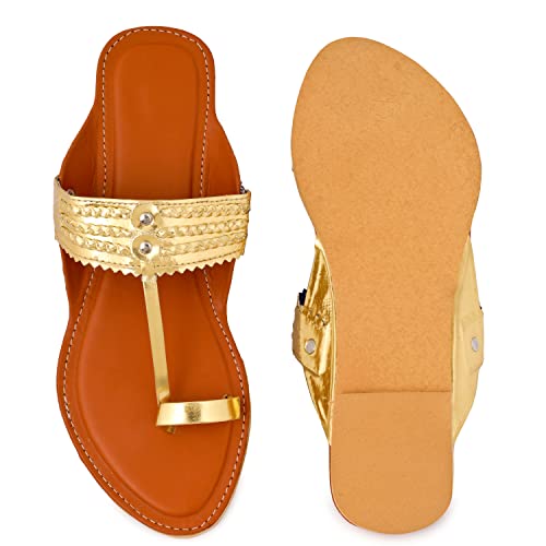 Image of womens footwear Designer Synthetic Leather stylish Kolhapuri for women and girls suitable for any ocassion