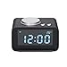 Produktbild HLL Bedside Elektronisch Wecker FM-Radio Snooze-Funktion Temperaturanzeige USB-Aufladung,Black