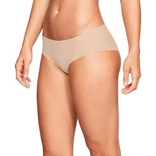 Image of Under Armour Women's Deprecated-3-pack Pure Stretch No Show Hipster Underwear, All-day Comfort Fit & Ultra-soft