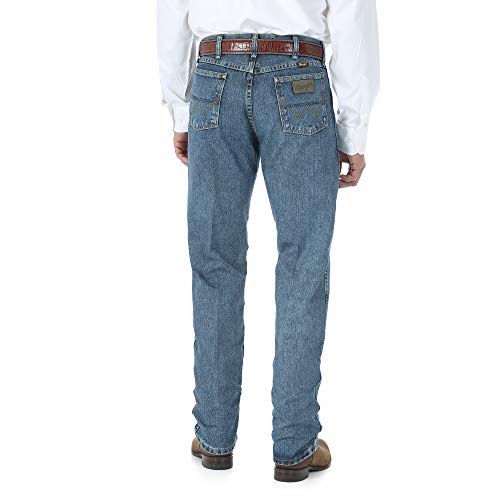 Wrangler Men's George Strait Cowboy Cut Original Fit Jean, Greyed Denim, 35W x 30L