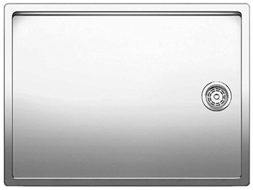 BLANCO CLARON 550-T-U Lavabo sobre-encimera Rectangular Acero inoxidable - Fregadero (Lavabo sobre-encimera, Rectangular, Acero inoxidable, Acero inoxidable, 1 senos, Rectangular)