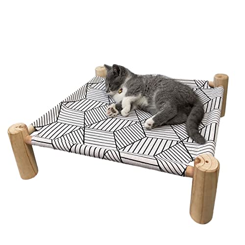 Pozico Wooden Raised Pet Hammock