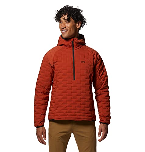 Image of Mountain Hardwear Men's Stretchdown Light Pullover for Backpacking, Hiking, Climbing, and Casual Wear | Insulated and Durable