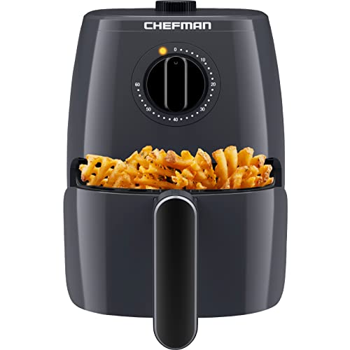 Chefman TurboFry 2-Quart Air Fryer, Dishwasher Safe Basket & Tray, ...