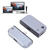 Modes de connexion doubles : offre deux modes de connexion compatibles avec 90 % des appareils.In receiver mode, simply connect the receiver to mirror the screen without a transmitter for easy use.En mode émetteur-récepteur, connectez l'émetteur et le récepteur pour un appairage automatique des appareils sans configuration manuelle.