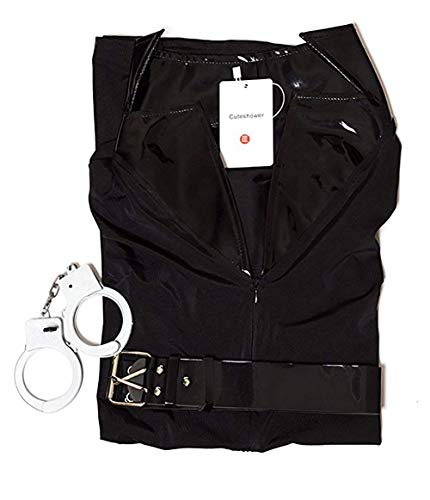Cuteshower Women'S Police Uniform Cop Costume With Handcuffs Large thumb #5