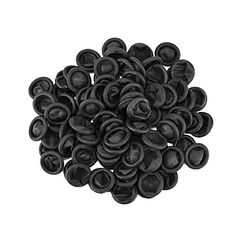 JimKing Finger Cot, 200 PCS Latex Anti-Static Finger Covers Finger Tips, Finger Sleeves Rubber Protect Keeping Dressing Dry and Clean Cover