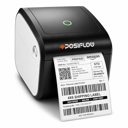 Image of Thermal Label Printer for Business Office Home | Inkless Thermal | Mobile, Desktop Compatible (ShipLite(4-Inch Label Printer))