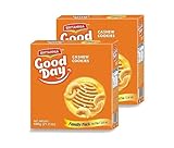 Britannia Good Day Cashew Cookies Family Pack 21.2oz (600g) - Breakfast & Tea Time Snacks - Delicious Grocery Cookies (Pack of 2)
