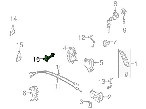 Nissan 80430-CD01B Door Check