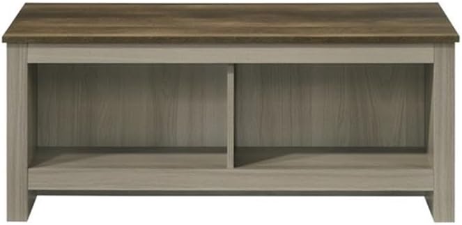 Pemberly Row Set of 2 Gray Coffee Table and Reversible Sleeper Sofa