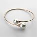 LovEnter 18K Rose Gold plated big pearl bracelet