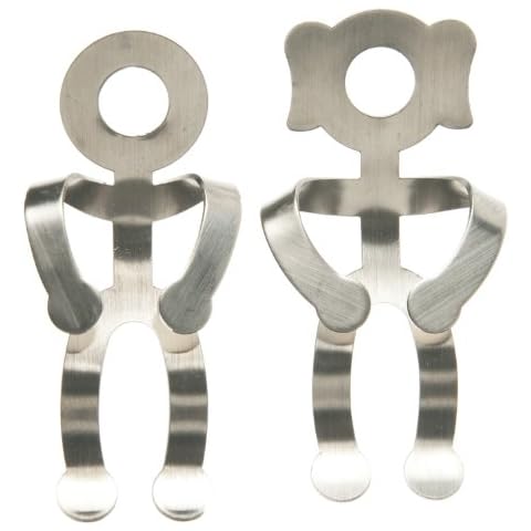 G&H Tea Services The Mod Couple Teabag String Holders, Set of 2 Cover