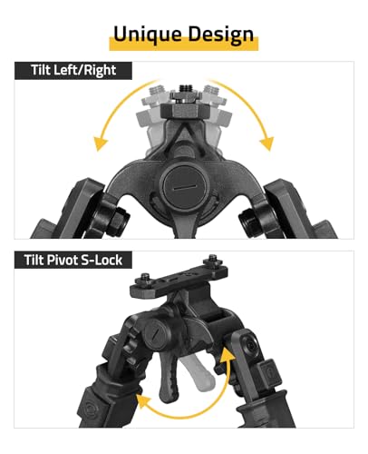 Image of CVLIFE Bipod with Tiltable Head 8-11 Inches Bipod for Outdoors